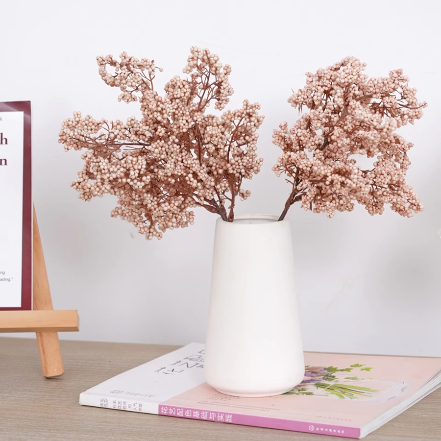 Bonsai Garden Gift - Fleurs artificielles, plantes, baies d'hiver, bouquet