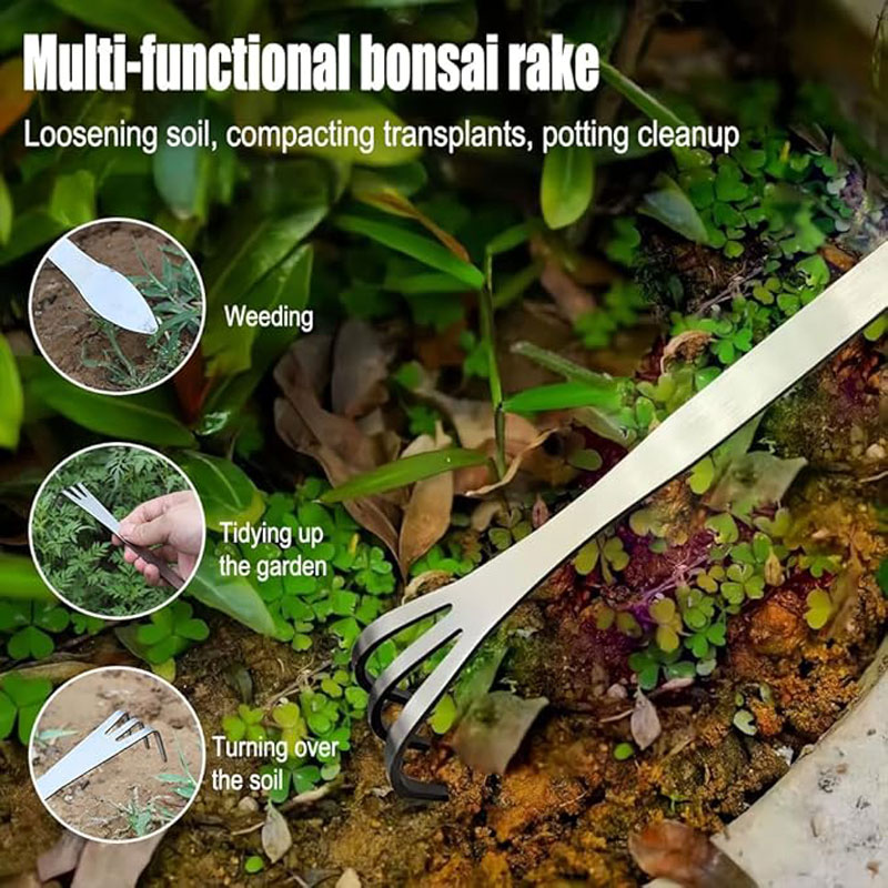 Râteau à racines en acier inox - Bonsai Gardenia avis et prix