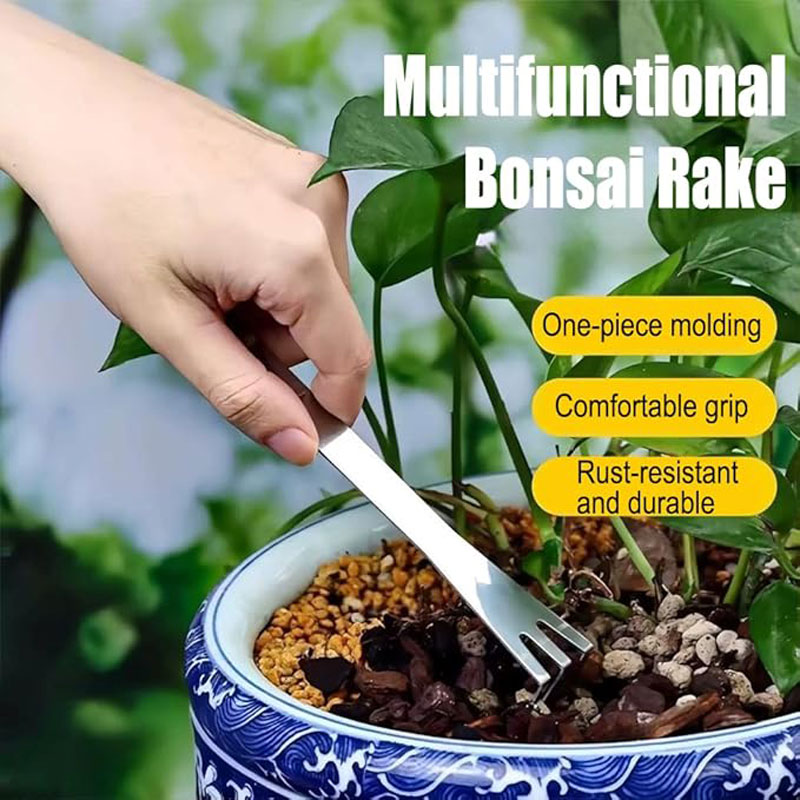 Râteau à racines en acier inox - Bonsai Gardenia avis et prix