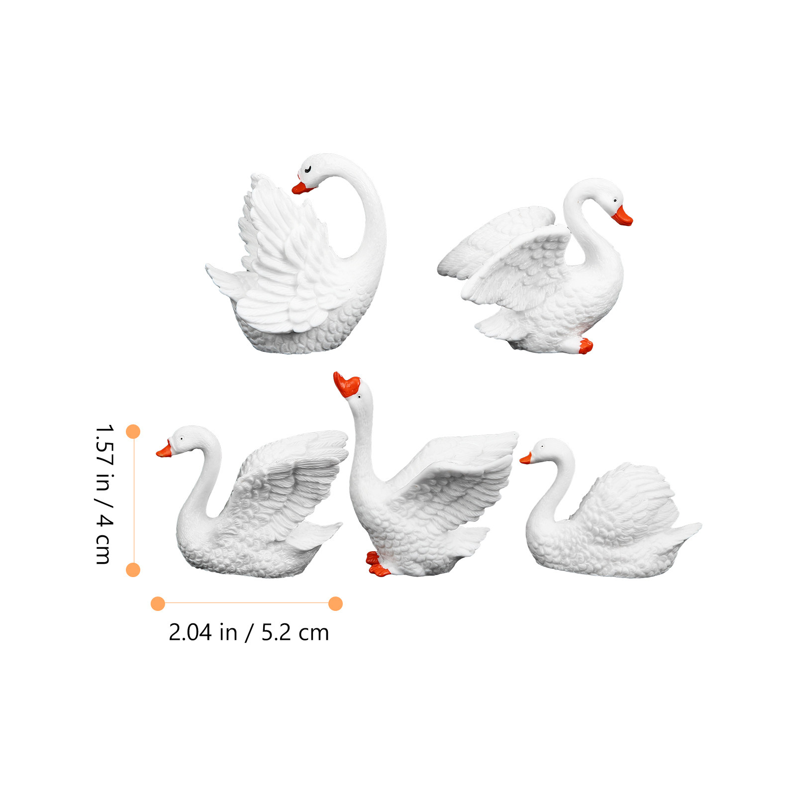 5 mini-cygnes décoratifs en ré - Bonsai Garden For Desk avis et prix
