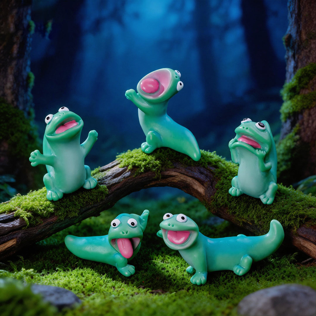 5 figurines miniatures en rési - Bonsai Gardenia avis et prix