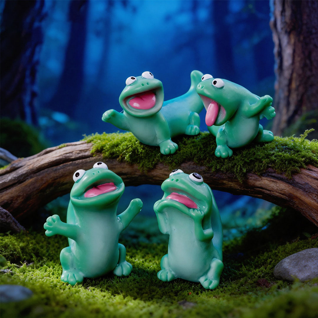 5 figurines miniatures en rési - Bonsai Gardenia avis et prix